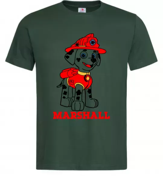 Чоловіча футболка Marshall Темно-зелений фото