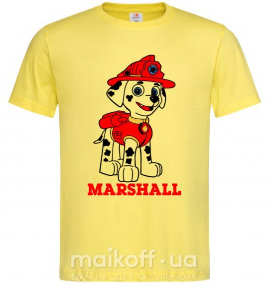 Чоловіча футболка Marshall Лимонний фото