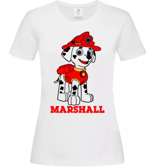 Женская футболка Marshall Белый фото