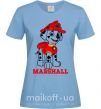 Женская футболка Marshall Голубой фото