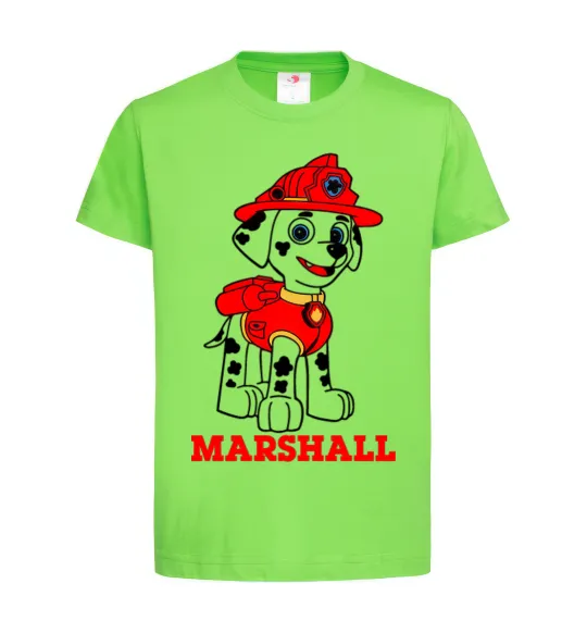 Детская футболка Marshall Лаймовый фото