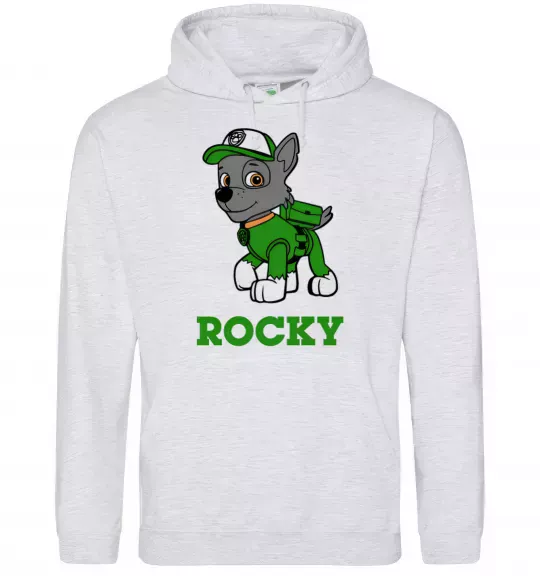 Женская толстовка (худи) Rocky Серый меланж фото