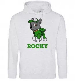 Женская толстовка (худи) Rocky Серый меланж фото