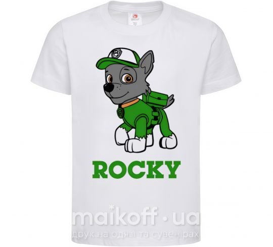 Детская футболка Rocky Белый фото