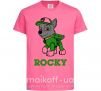 Дитяча футболка Rocky Яскраво-рожевий фото