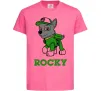 Дитяча футболка Rocky Яскраво-рожевий фото