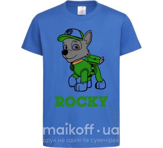 Дитяча футболка Rocky Яскраво-синій фото