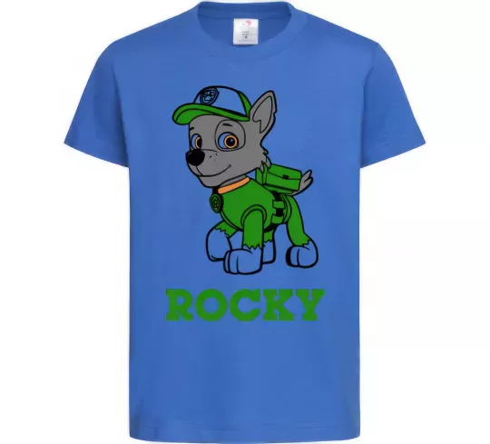 Дитяча футболка Rocky Яскраво-синій фото