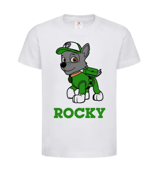 Детская футболка Rocky Белый фото
