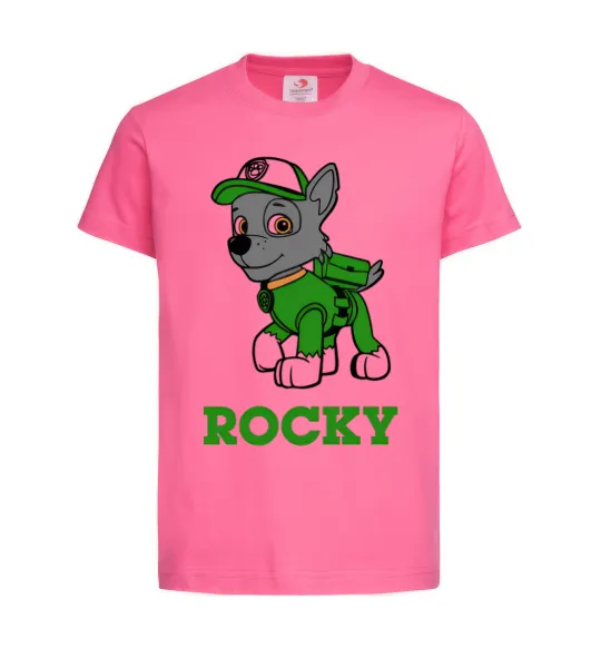 Детская футболка Rocky Ярко-розовый фото