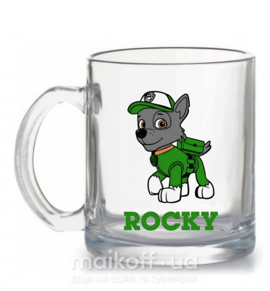 Чашка скляна Rocky Прозорий фото