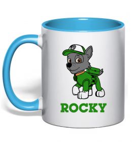 Чашка з кольоровою ручкою Rocky