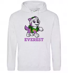 Женская толстовка (худи) Everest Серый меланж фото