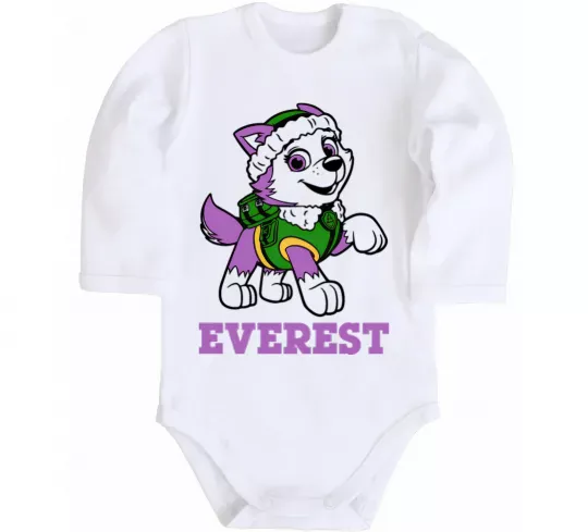 Дитячий бодік Everest Білий фото