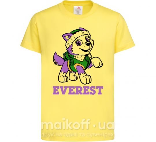 Дитяча футболка Everest Лимонний фото