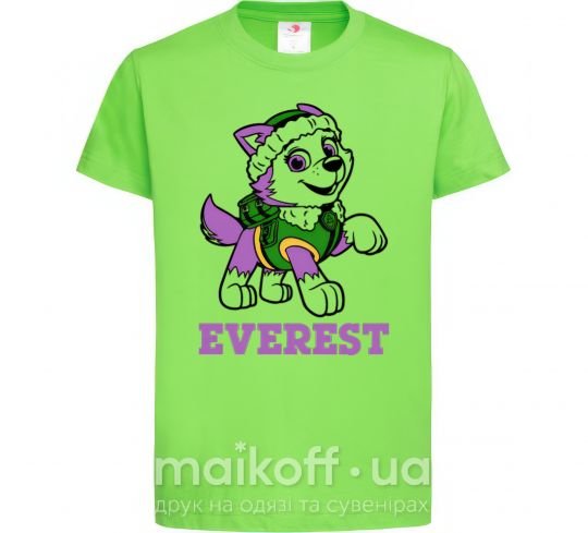 Дитяча футболка Everest Лаймовий фото
