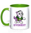 Чашка з кольоровою ручкою Everest Зелений фото