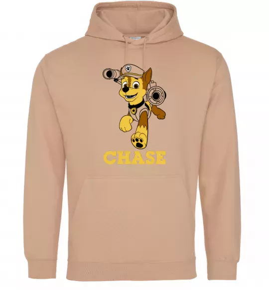 Мужская толстовка (худи) Chase Песочный фото