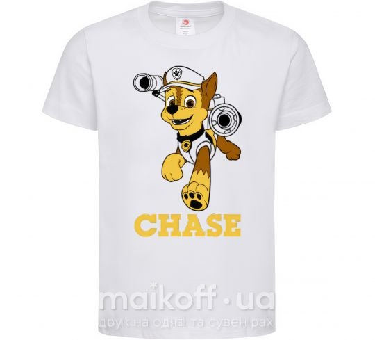 Дитяча футболка Chase Білий фото