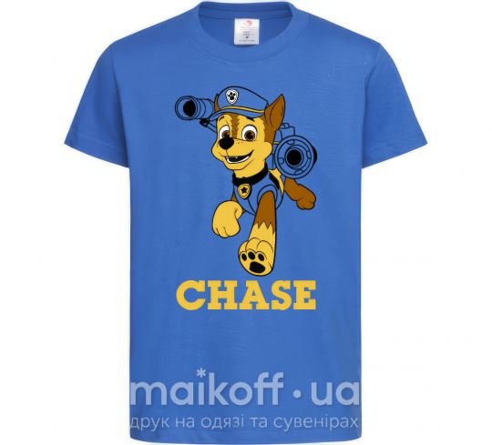 Детская футболка Chase Ярко-синий фото