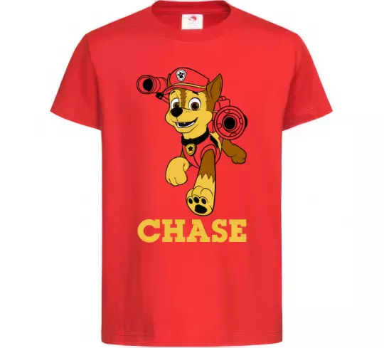 Дитяча футболка Chase Червоний фото