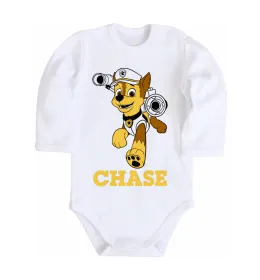 Детский боди Chase Белый фото