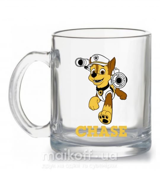 Чашка скляна Chase Прозорий фото
