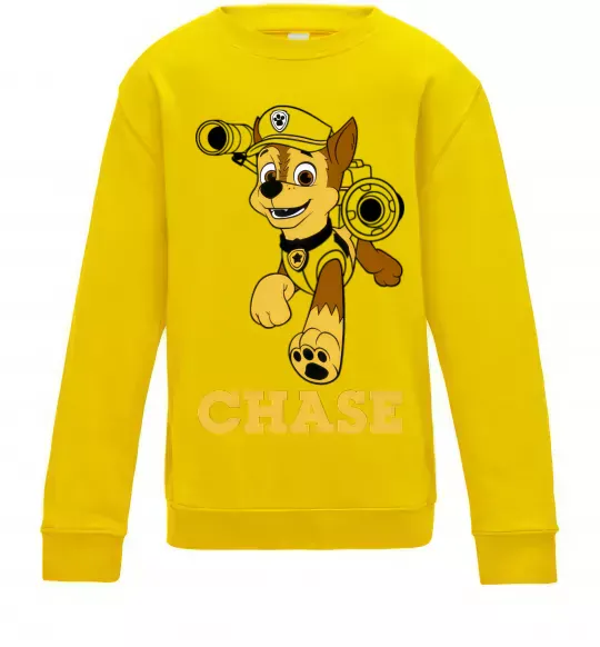 Детский Свитшот Chase Солнечно желтый фото