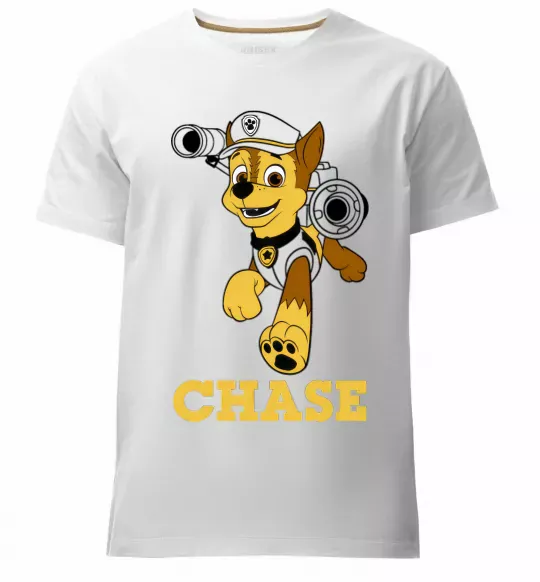 Чоловіча преміум футболка Chase Білий фото