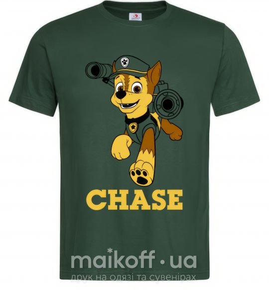 Мужская футболка Chase Темно-зеленый фото