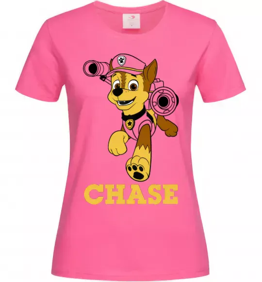Жіноча футболка Chase Яскраво-рожевий фото
