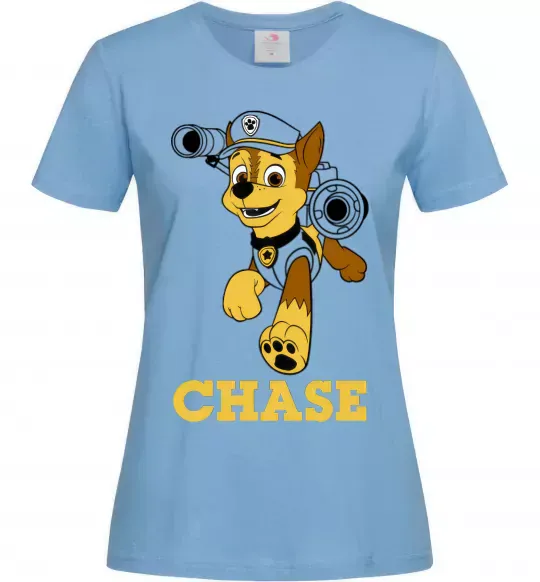 Жіноча футболка Chase Блакитний фото