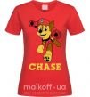 Женская футболка Chase Красный фото