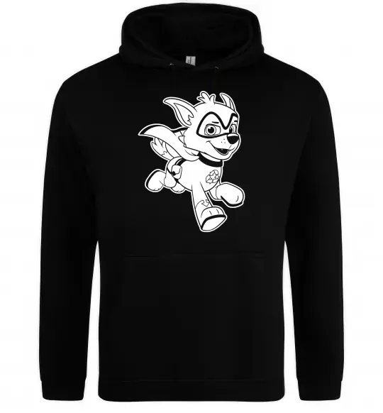 Чоловіча толстовка (худі) Супер Роккі Чорний фото