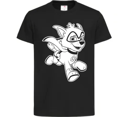 Дитяча футболка Супер Роккі Чорний фото