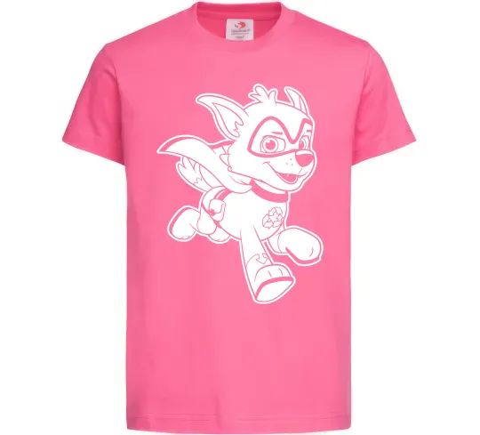 Дитяча футболка Супер Роккі Яскраво-рожевий фото