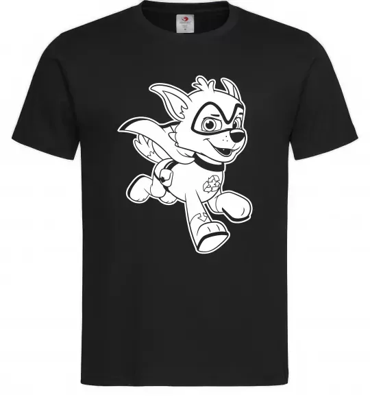 Чоловіча футболка Супер Роккі Чорний фото