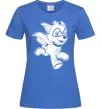 Жіноча футболка Супер Роккі Яскраво-синій фото