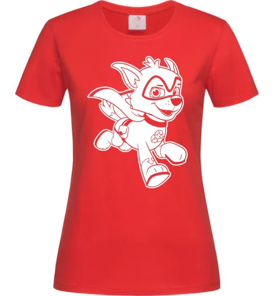 Жіноча футболка Супер Роккі Червоний фото