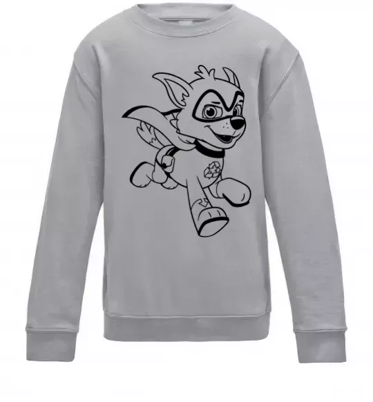 Дитячий світшот Супер Роккі Сірий меланж фото