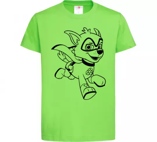 Дитяча футболка Супер Роккі Лаймовий фото