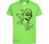 Дитяча футболка Супер Роккі Лаймовий фото