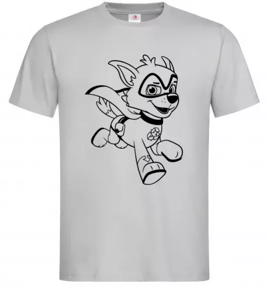 Чоловіча футболка Супер Роккі Сірий фото