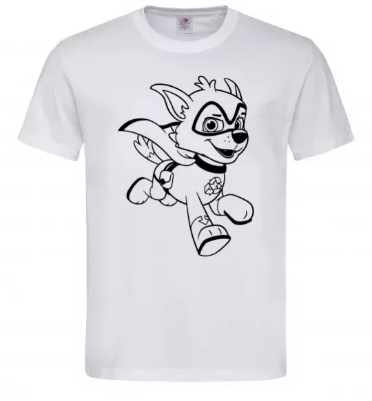 Чоловіча футболка Супер Роккі Білий фото