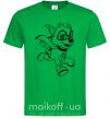 Мужская футболка Супер Рокки Зеленый фото