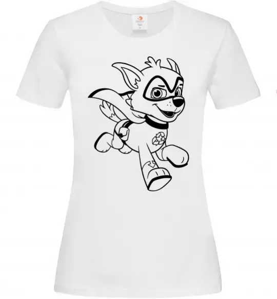 Жіноча футболка Супер Роккі Білий фото