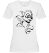 Жіноча футболка Супер Роккі Білий фото