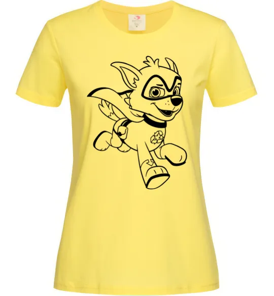 Жіноча футболка Супер Роккі Лимонний фото