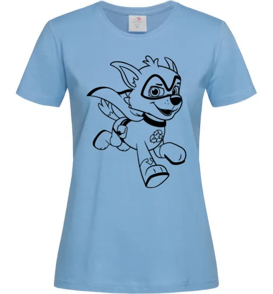 Жіноча футболка Супер Роккі Блакитний фото