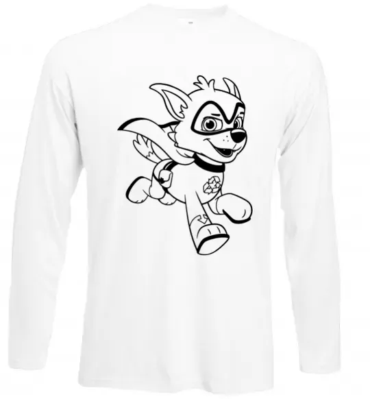 Лонгслив Супер Роккі Белый фото